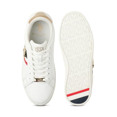 Image of U.S. POLO ASSN. Emery 3.0 Nude Sneakers Shoes with Premium Upper