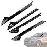 ORIVIN A-Pillar トリムモールディングフロントガラスセット 2011-2019 Ford Explorer 4ドアユーティリティと互換性があり、926-451 926-450の代替品 (左&右、外側&内側) 4パック