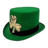 Fusione di eleganza culturale: caratterizzato da motivi simbolici verde, oro e trifoglio, il costume a cilindro offre una rappresentazione elegante del patrimonio e della buona , garantendo un look accattivante durante eventi come il giorno di San Patrizio o altre festività a tema