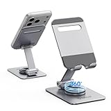 Design de Support Protecteur: Spécialement conçu pour les smartphones, ce support de téléphone s’adapte aux appareils de jusqu’à 6,9 pouces, avec des points de contact en silicone pour protéger les bords. (Non adapté aux tablettes)