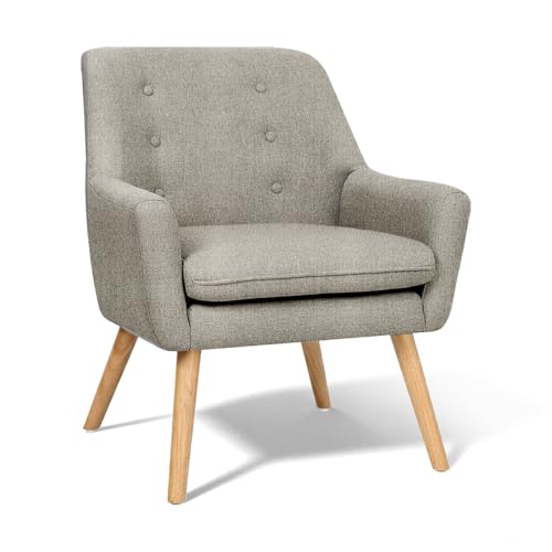 Artiss Armchair Beige Accent Lounge Dining Chairs Sofa Nursing Occasional Reading Seating Armchairs Home Living Room Bedroom Furniture