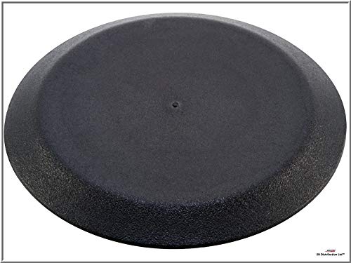 3 1/2" 3.5 Inch Flush Mount Black Plastic Body And Sheet Metal Hole Plug Qty 5 #TOP4
