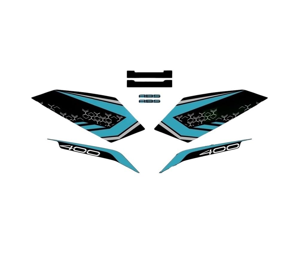 Autocollants réfléchissants pour Z400 kit de stickers moto réservoir et bulle