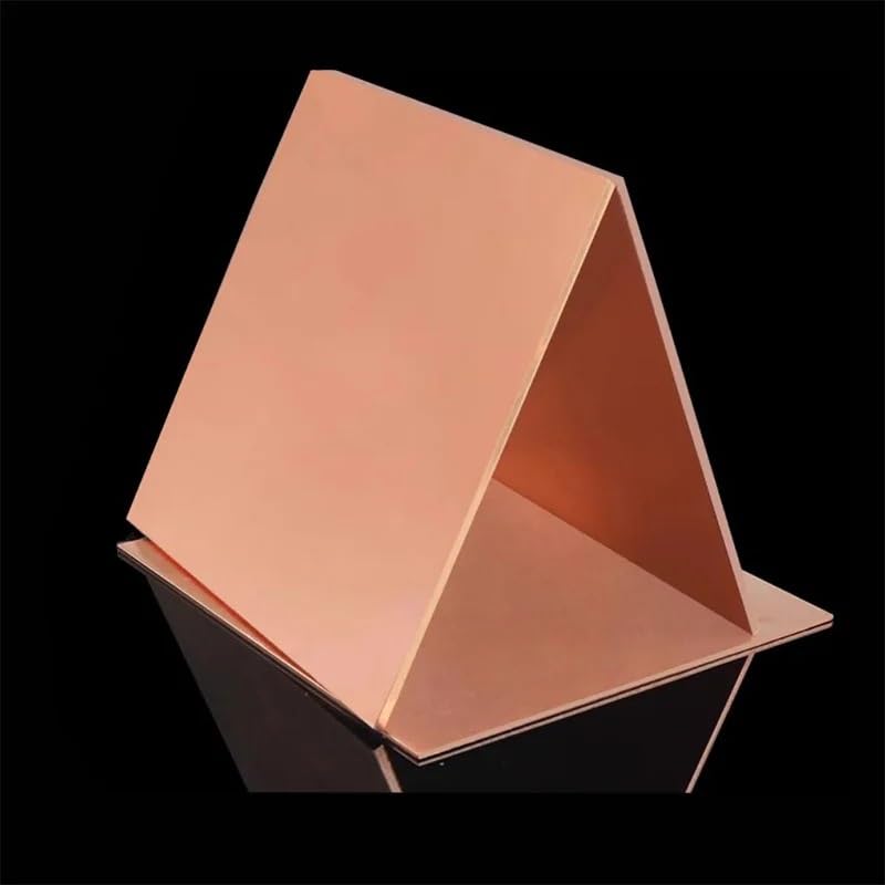 1 Stück Kupferblech, verschiedene Stärken und Größen, 0,1 mm bis 10 mm(100x100mm,0.2mm 10pcs)