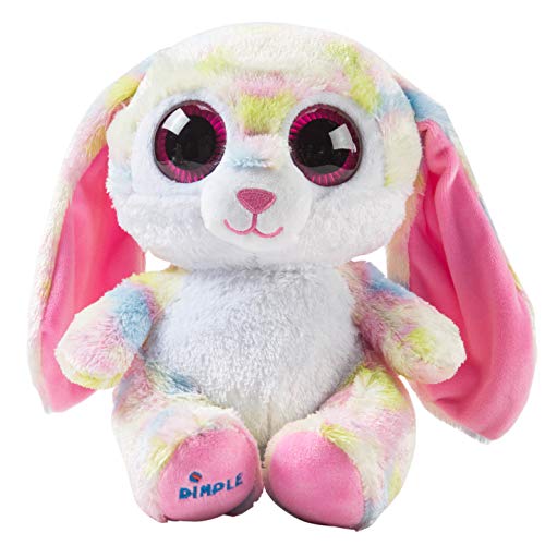 Dimple 8" Plush Speaker - Stuffed Hugging Animal - Music Teddy Bear Speakers - Stereo Sound - Universal Wireless Speakers Compatible with PC, iPhone, Cell Phone, Compatible with Bluetooth 5.0