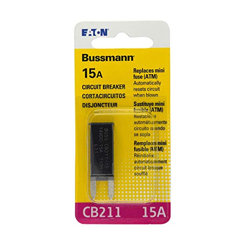 Évitez les pannes de fusible avec le disjoncteur ATM Mini Bussmann 15 Amp Type-I