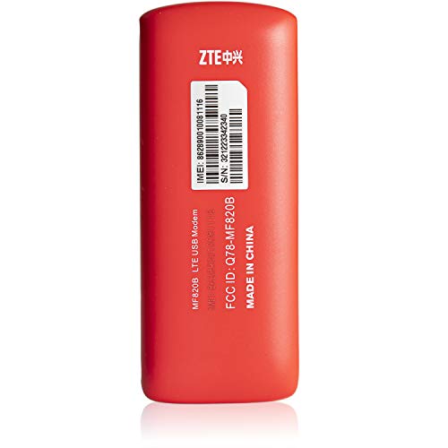 Zte Mf820B 4G Lte Usb Modem (Gsm Unlocked) - Retail Packaging #TOP6