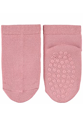 Sterntaler Baby - Mädchen Fliesen Socken Baby Abs-söckchen Doppelpack Uni Kurz, Rosa, 20