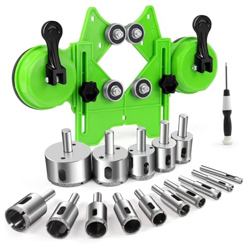 Kit de scie cloche diamantée 6-50 mm : évitez la casse sur vitrocéramique