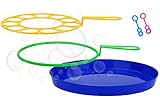 B bangcool Bubble Wands Set - Big Bubbles Wand Funny Bubbles Maker, Nice for Outdoor Playtime & Birthday Party & Games, Suitable for All Age People (15 PCS)