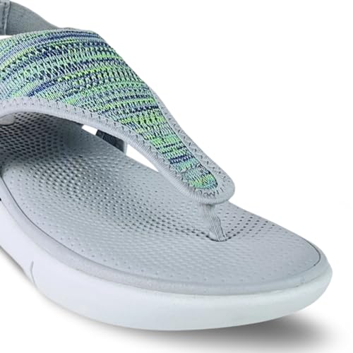 Image of KazarMax FlexiKnit Women Casual Sandal | Breathable | Stylish | Anti-Skid | Durable | Comfortable | Sporty Thong Sandals