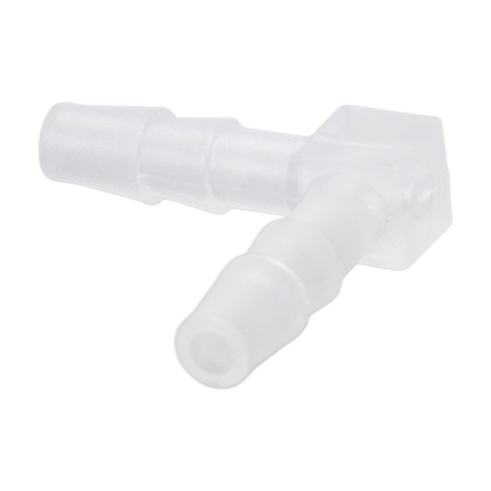 10 Pcs 90 Degrés Coude Tuyau Barb En Plastique Égal Barbelé Joint Adaptateur L Forme Raccord De Tuyau pour Aquarium Air Eau Carburant Gaz Inerte(4mm)
