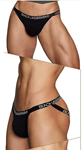 BaronHong Mens Elegante Jockstrap 3D Bolge Pouch Breve Sexy 4 Tiras Corda G-String calcinha fio dent