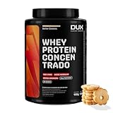 DUX HUMAN HEALTH Whey Protein Concentrado 900g Butter Cookies – 20g de Proteínas por Porção, Sem Glúten e Sem Lactose