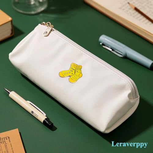 Image of Enamel Pin,Please Don't Fall For Me Lapel Pin,Yellow Socks Brooch,Cute Novelty Badge,Gift for Fun Nurse Medical Student Professional Teen Family,Humorous Fashion Jewerly,DIY Decor Accessory
