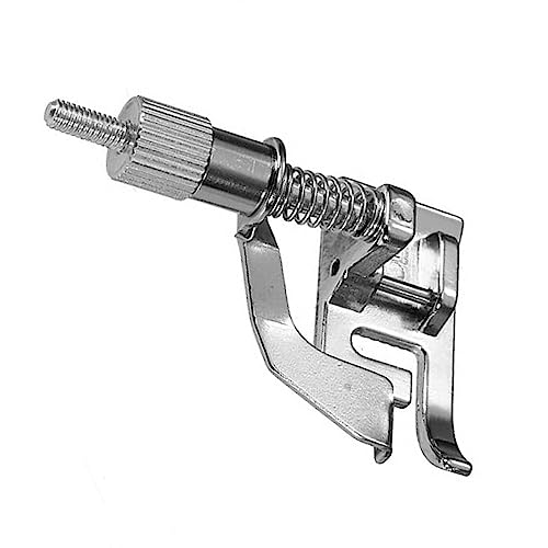 SagaSave Blind Stitch Hem Foot Presser Feet, Snap On Off Metal Blind Hem Presser Foot, Household Seam Stitching Sewing Machines Accessories For Edge Stitching Lace Fabric Edge Joining (6 * 4)