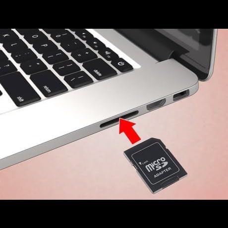 Image of Micro SDXC to SD Memory Card Adapter Card Reader Converter High-Speed Micro SD to SD Card Adaptor for Laptop (ONLY Adapter)