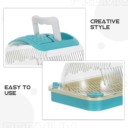Terrario para caracoles transparente con múltiples orificios de ventilación para hogar 4
