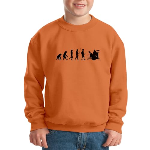 Sweat enfant évolution batterie rock une idée cadeau anniversaire idéale