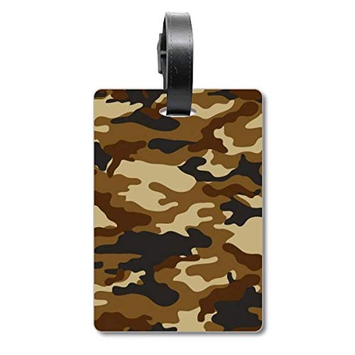 Étiquette valise camouflage anti-perte pour sac de voyage et bagage