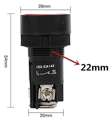 Bouton switch 22mm XB2-EH155 interrupteur de contrôle pour tableau électrique - 7