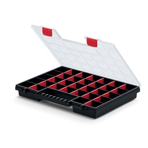 Set di 5 scatole di assortimento per attrezzi, 5 scatole di assortimento NORS, per piccoli oggetti (399 x 303 x 50 mm)