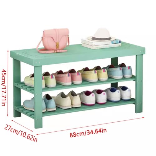 Meuble à chaussures entrée compact avec banc de rangement pour la maison