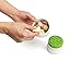 Chef'n Twist'n Peel Garlic Peeler, Meringue, 1 EA -