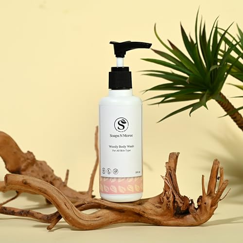 Image of Woody Body Wash for Daily Cleansing | Aromatic Fragrance Shower Gel for Fresh & Soft Skin | Helps Remove Dirt, Smooth Texture & Hydration | Cleanser for Refreshing & Healthy Looking Skin