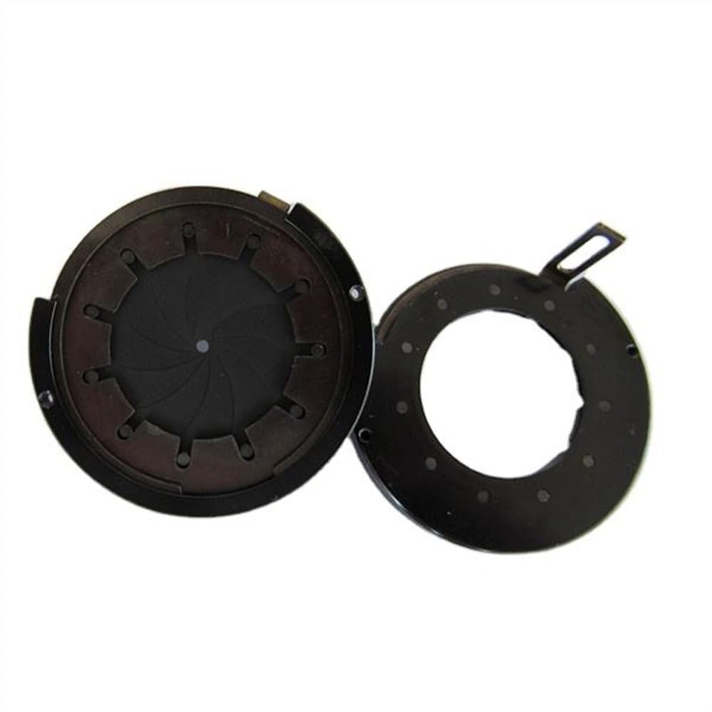 Kit de accesorios para microscopios Apertura ajustable 1.8-22 mm Mecánica Iris Iris Cámara Microscopio Módulo óptico Portaobjetos de microscopio