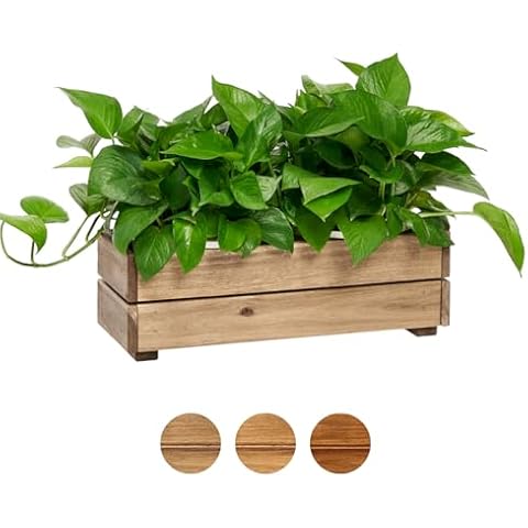 THYOI Small Wooden Raised Garden Bed Planter Cover