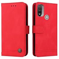 SEAHAI Leder Flip Hülle Für Motorola Moto E20/E30/E40 – Mit Standfunktion, Kartenfach & Magnetverschluss