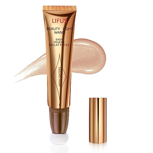 LIFUS Beauty Wand Makeup Set - Face Liquid Cream Contour Highlighter Bronzer Blush Stick with Cushion Applicator - Lightweight, blendable, Natural, Long-Lasting, and Easy to Apply