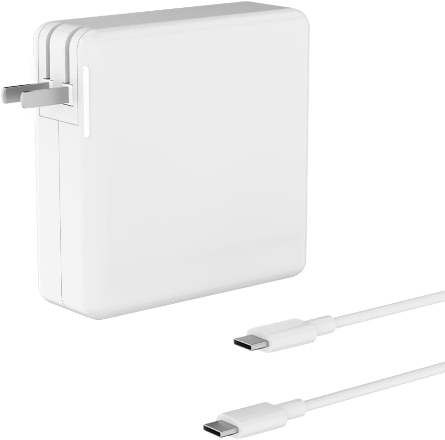 White 65W USB C Charger Compatible with Samsung Galaxy Book 2 3 4 Pro 360 Go Chromebook 4 4+ 2 Plus Pro Go Notebook 9 7 Laptop Type-C Replacement AC Power Supply Adapter Cord Cable