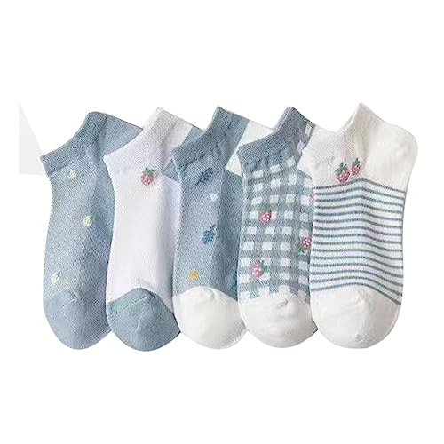 Image of Women's Ankle Socks for Casual & Sports Multicolor Odour Free Fancy Multi design Socks Pack