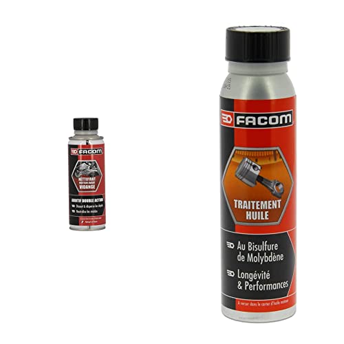 Facom Nettoyant Circuit Huile et Traitement Vidange 250ml 200ml