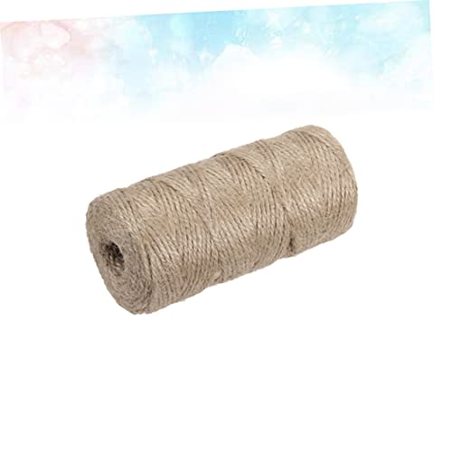 Cuerda de cáñamo natural trenzada para manualidades de macramé y nudos 8