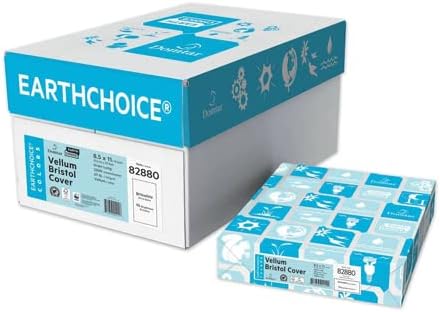 Domtar Papel de cartulina, tamaño 8.5 x 11, peso 67 libras, 1 resma 250 hojas (azul)