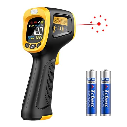 Infrared Thermometer Gun -58°F ~932°F, Digital Laser Thermometer Gun for Cooking, Pizza Oven, Grill, IR Thermometer Temp Gun