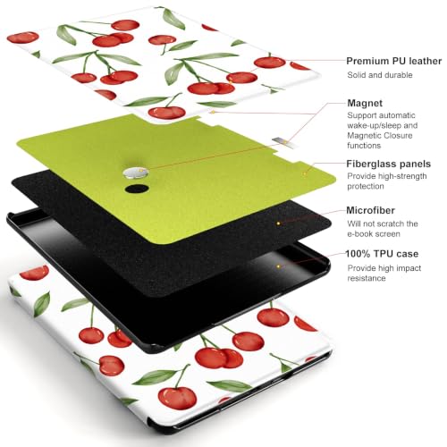 Image of CoBak Case for 7 inch E-Readers - All New PU Leather Cover with Auto Sleep Wake Feature for E-Readers 2024 Released