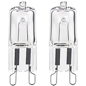 GLOWANTS 2er Pack G9 Backofenlampe Halogen