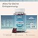 yuicy® Goodbye Stress Gaba mit L-Theanin und Zitronenmelisse - weniger Stress, mehr Fokus und Gelassenheit - L Theanin Gummibärchen statt Kapseln - 100 mg Gaba - 60 Stück