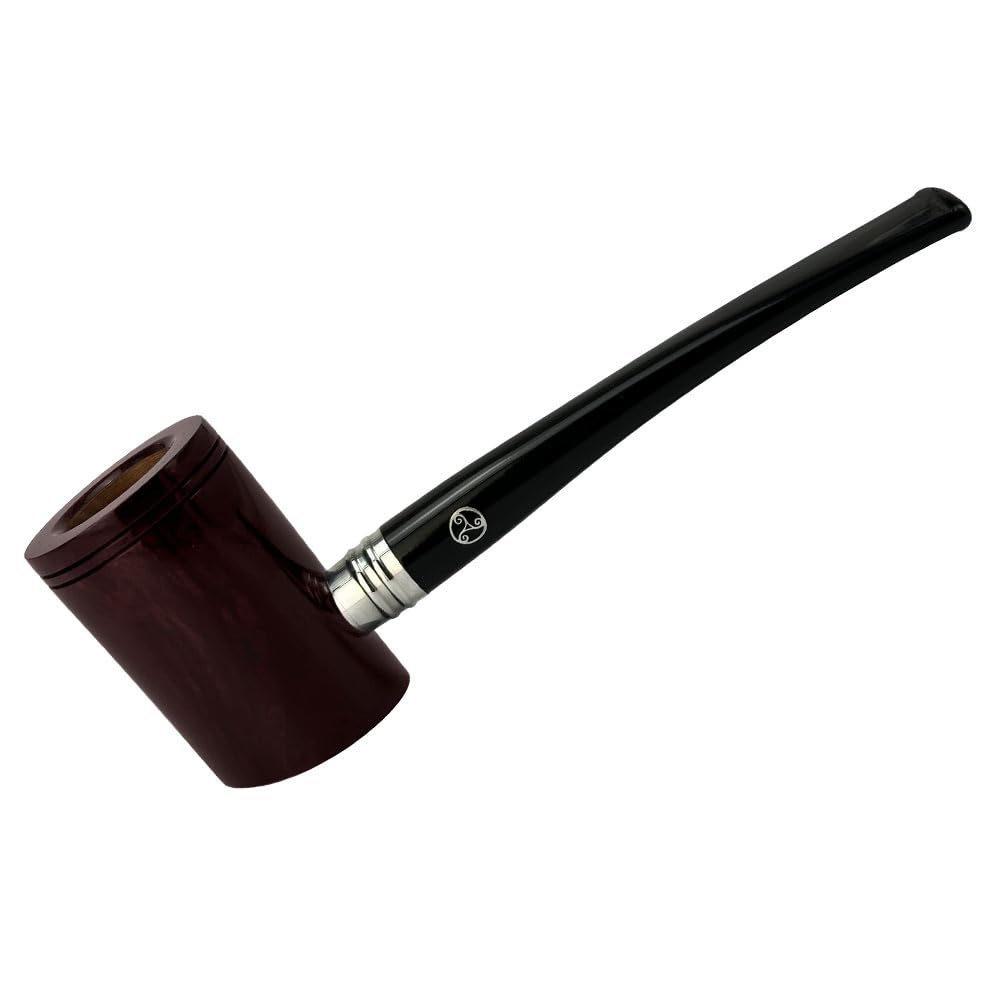 Rattray's Pfeife, Ahoy Burgundy: Gerade, Poker, Burgundy, Bruyère Holz, Raucherpfeife, Rohr