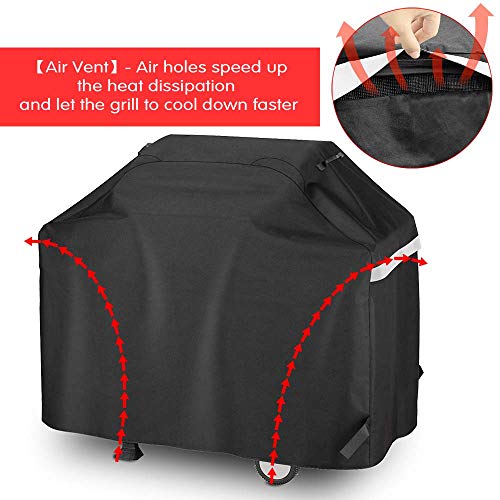 image for Uniflasy 55 inch 3 to 4 Burners Gas Grill Cover for Dyna-Glo DGF350CSP