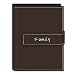 Pioneer Photo Albums 36-Pocket 5 by 7-Inch Embroidered "Family" Strap Sewn Leatherette Cover Photo Album, Mini, Brown