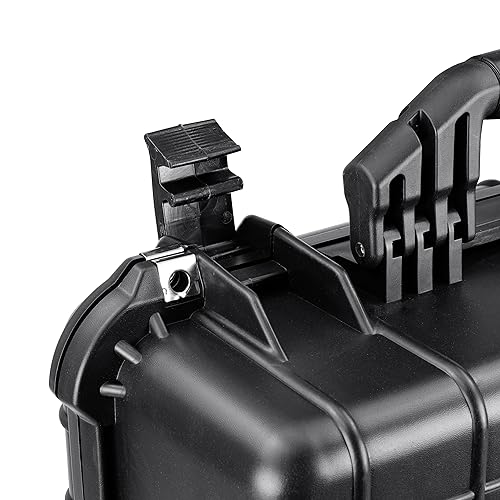 BLACKHAWK! 20 Inch Large Waterproof Hard Camera Case For Binoculars, Optics, Equipment, Shock Proof, and TSA Ready (Black) - Thumbnail 6