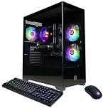 CYBERPOWERPC Gamer Master Gaming PC, AMD Ryzen 5 5500 3.6GHz, Radeon RX 6400 4GB, 16GB DDR4, 500GB PCIe Gen4 SSD, WiFi Ready & Windows 11 Home (GMA3100A)