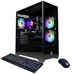 CyberPowerPC Gamer Master Gaming PC, AMD Ryzen 5 5500 3.6GHz, Radeon RX 6400 4GB, 16GB DDR4, 500GB PCIe Gen4 SSD, WiFi Ready & Windows 11 Home (GMA3100A)