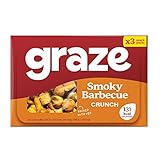 Graze Smoky BBQ Lot de 3 paquets de collations croustillantes 31 g...