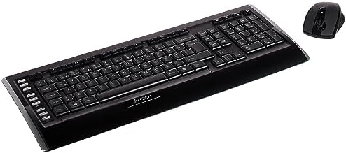 A4 Tech 9300F, Kablosuz Multimedya Q Türkçe Klavye ve V-Track 2000DPI Optik Mouse Set - Görsel 1